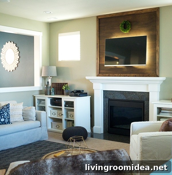 Tips for Adding Character to a Builder Basic Home - Plank Wall Update - The Inspired Room