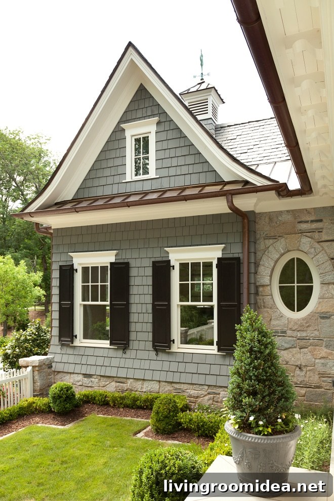 Round Window Design Ideas: Stylish Ways to Use Circular Windows 18 Round window inspiration - exterior stone house