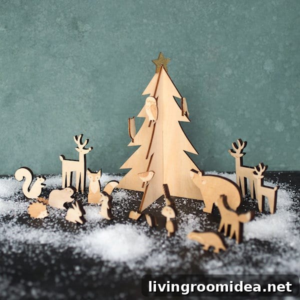 Cute Advent Calendars: 24-Day Christmas Countdown Ideas 8 I love this woodland advent calendar!