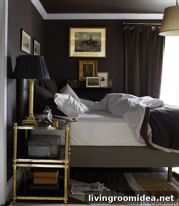Moody Color Decorating Ideas: How to Style Dark, Dramatic Rooms 9 Decorating with Moody Colors - Dark Walls