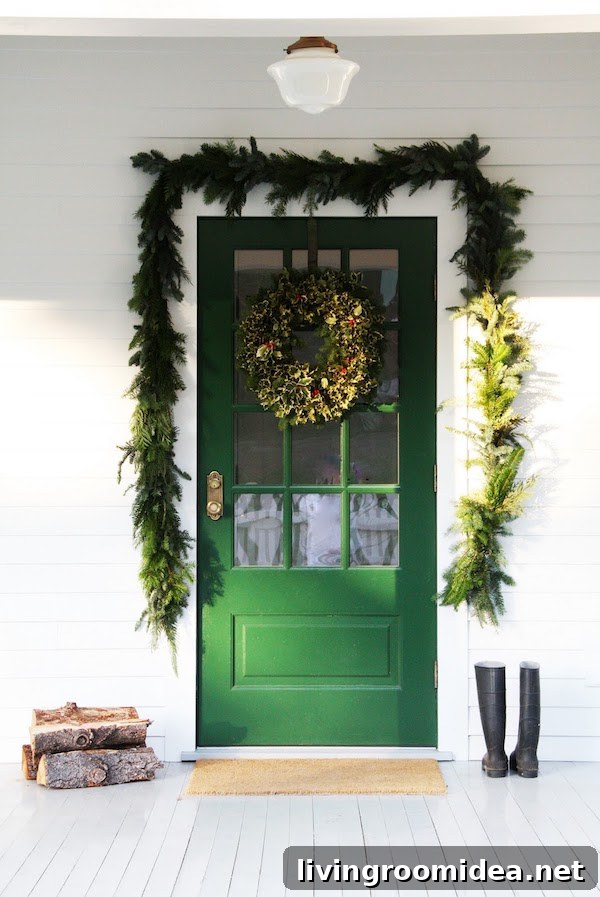 Inspired Holiday Front Door Decorating Ideas for Festive Curb Appeal 11 Christmas Decorating Ideas - Decorating the Front Door