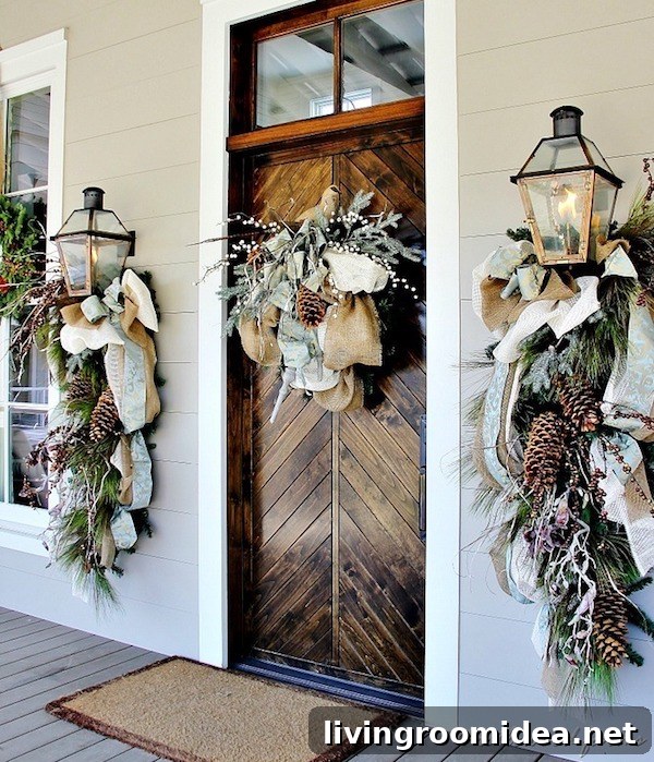 Holiday Front Door Decorating Ideas to Inspire Your Home 14 Christmas Decorating Ideas - Decorating the Front Door