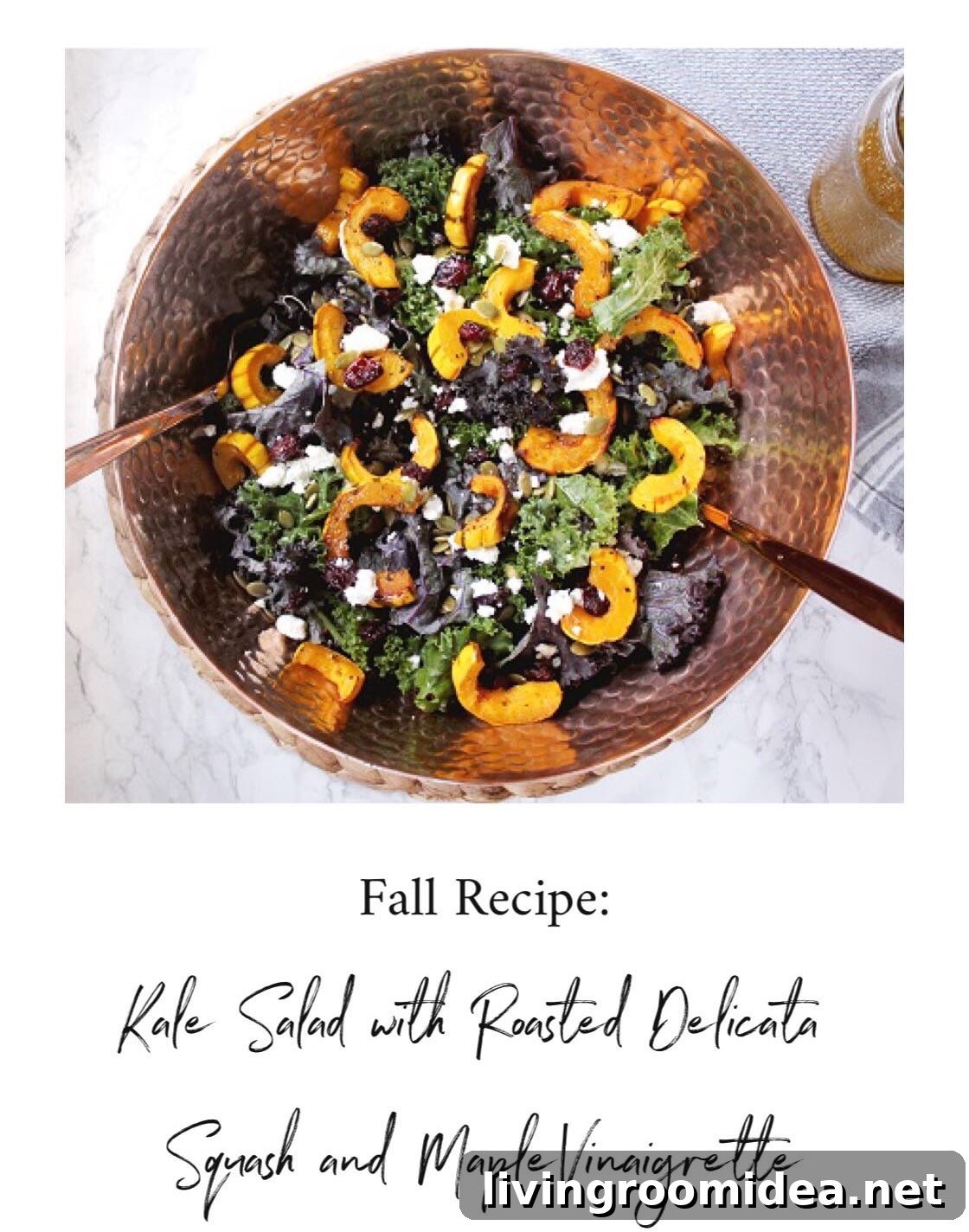 Kale Salad with Roasted Delicata Squash and Maple Vinaigrette 7 img 99632 6 1