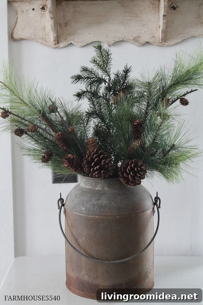 A Bit of Farmhouse: Galvanized & Zinc Christmas Decor