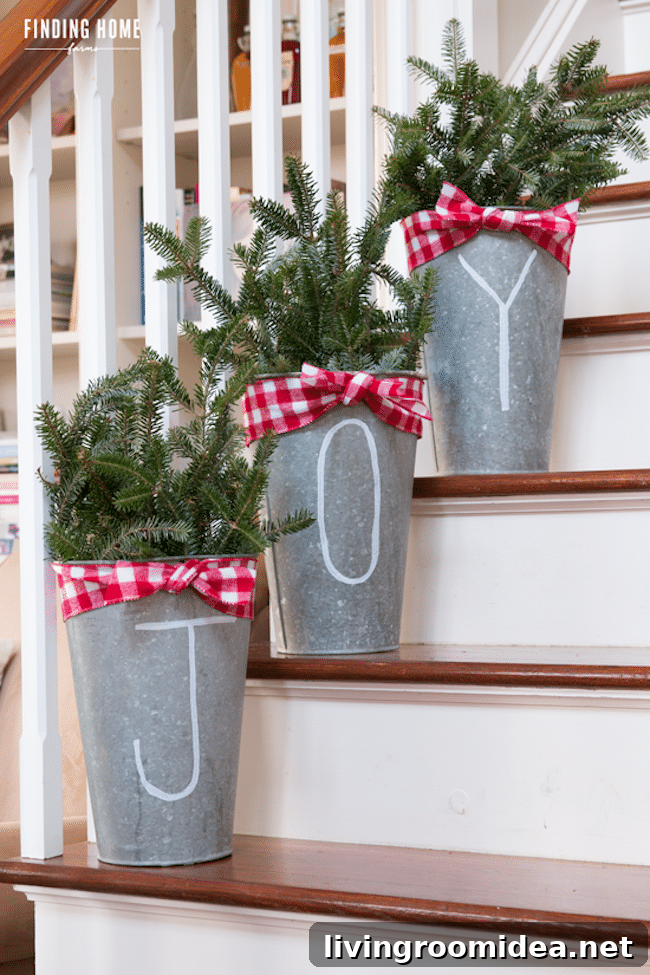 A Bit of Farmhouse: Galvanized & Zinc Christmas Decor