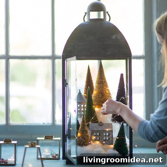 Winter Village Holiday Decor Ideas for Cozy Seasonal Style 3 Simply Inspired Holidays: Zinc Winter Village