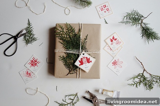 FREE Printable Gift Tag Round Up: Click through to see download and print adorable Christmas gift tags.. 
