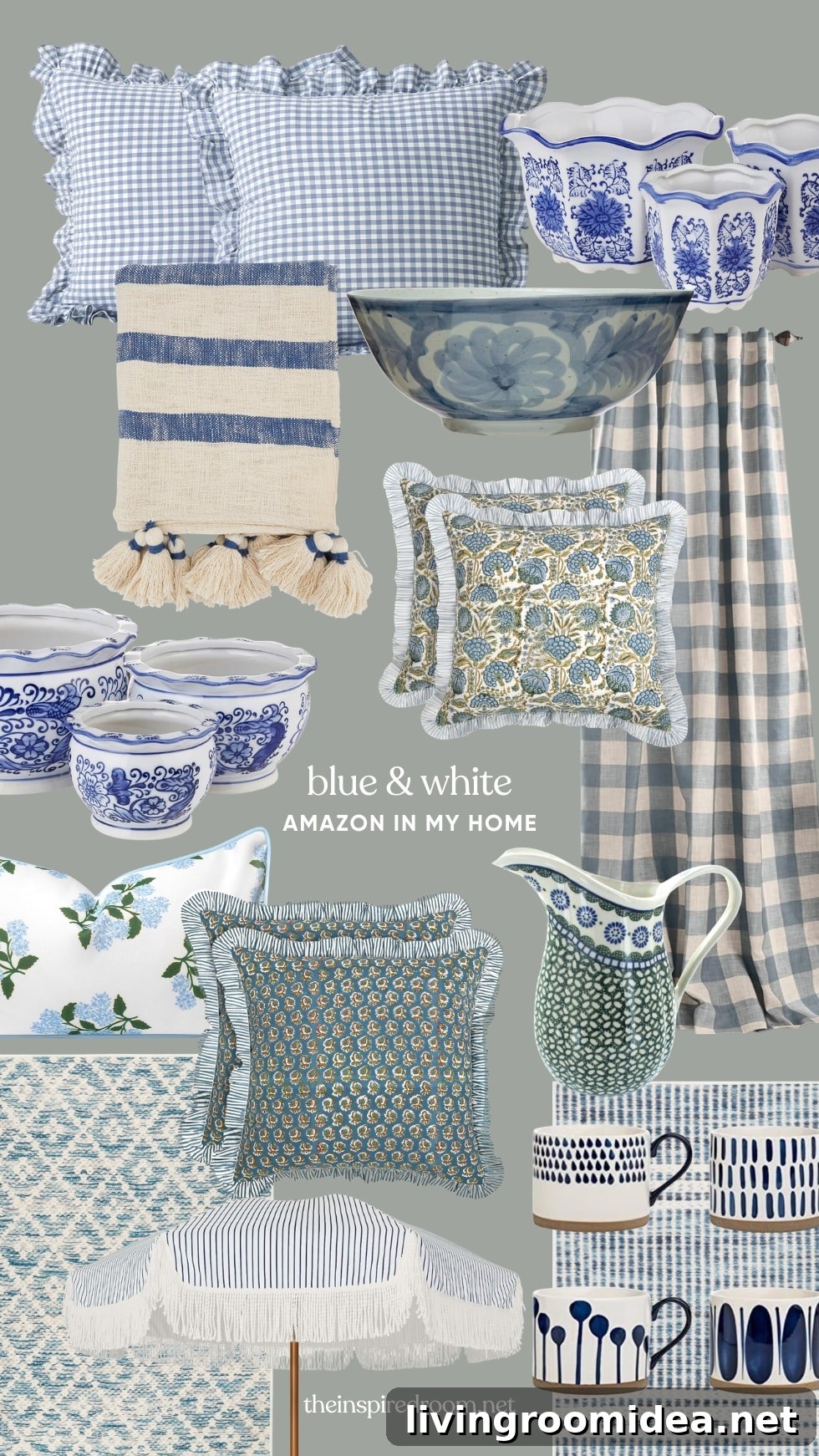 Blue and White Home Decor Ideas with Amazon Finds 3 img 197088 2