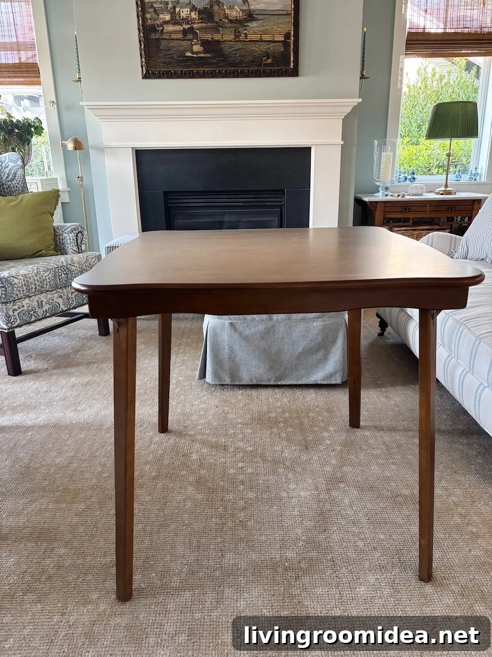 6 Ways I'm Preparing for Thanksgiving and Christmas 4 wood folding table